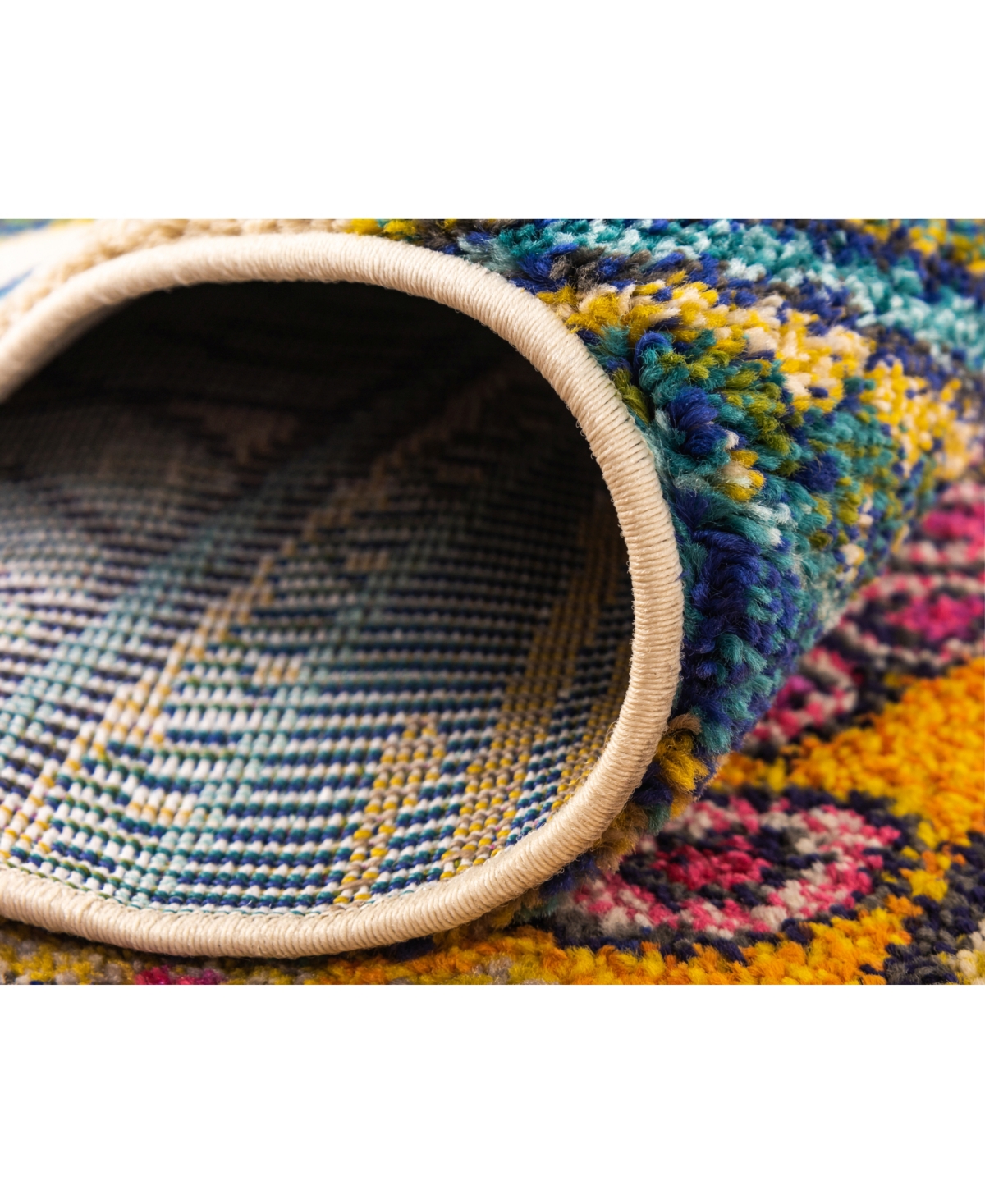 Bayshore Home Newwolf New110' Area Rug - Beige