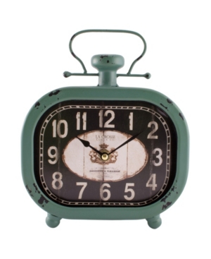 La Crosse Technology La Crosse Clock 10" Isla Metal Wall/table Clock In Turquoise
