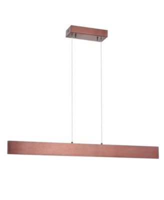 Draper 40" Dimmable Adjustable Integrated LED Metal Linear Pendant