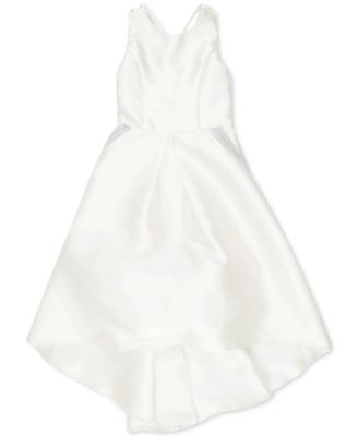 Speechless - Big Girls High-Low Hem Mikado Dress