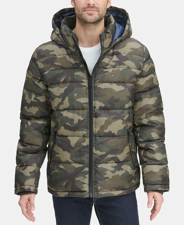 tommy quilted puffer jacket