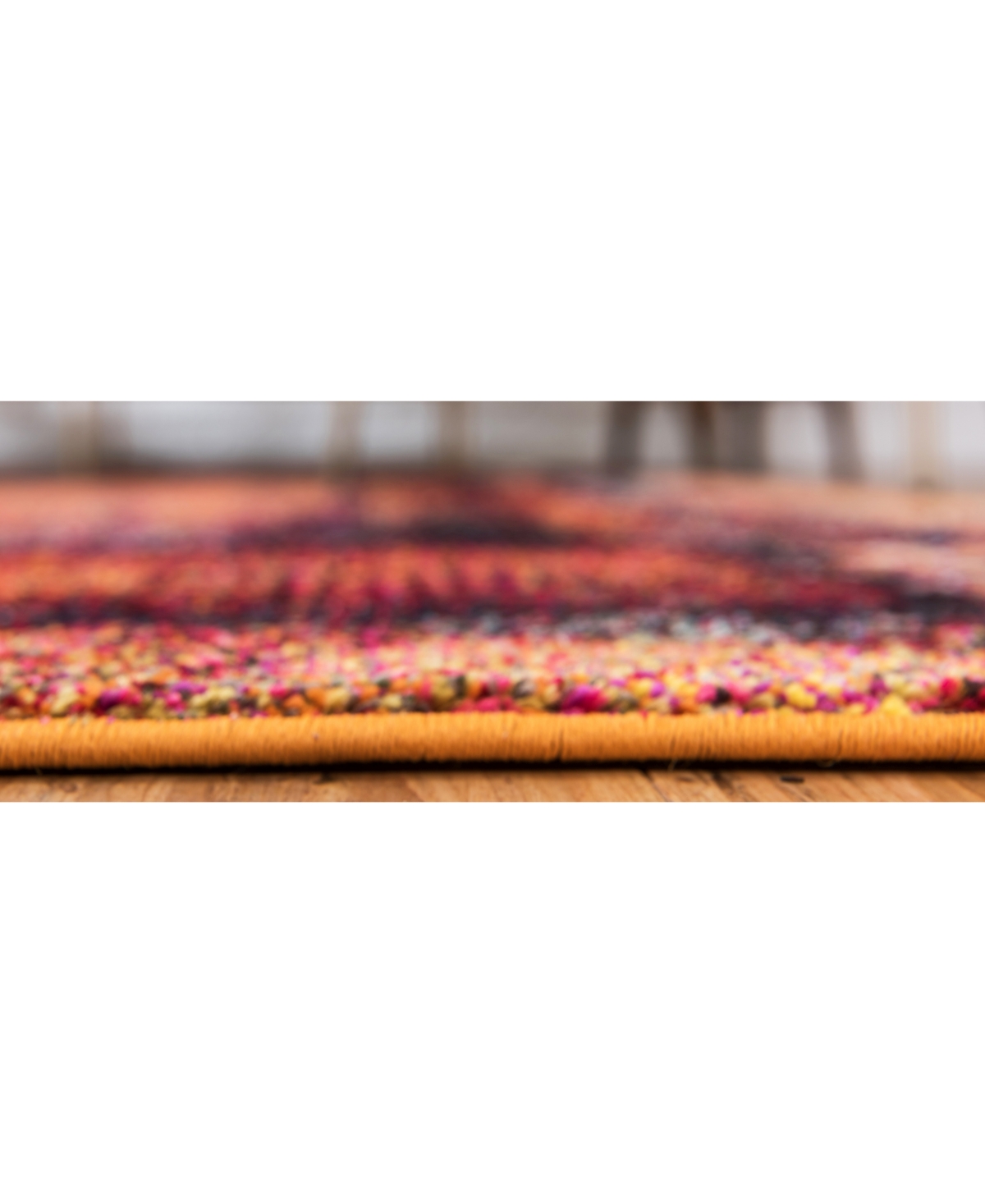 Bayshore Home Newwolf New410' Area Rug - Orange
