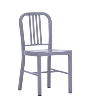 Ac Pacific Industrial Metal Indoor Dining Chair Set of 2