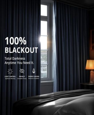 Grommet Signature Velvet Blackout Curtain