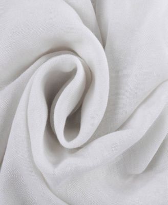 Textured Faux Linen Sheer Curtain