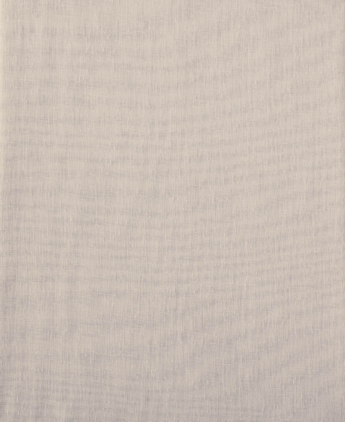 Half Price Drapes Cotton Seed Textured Faux Linen Sheer Curtain In Cream