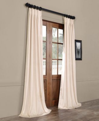 French Pleat Signature Velvet Blackout Curtain