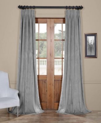 French Pleat Signature Velvet Blackout Curtain