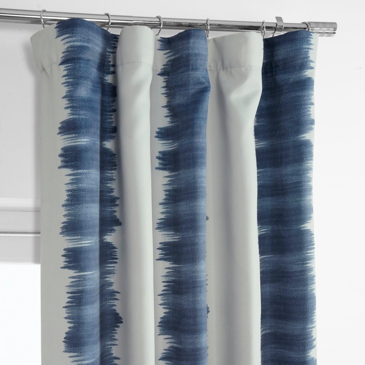 Half Price Drapes Flambe Striped Room Darkening Curtain
