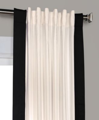 Bordered Vertical Printed Cotton Curtain