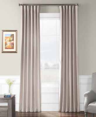 French Linen Rod Pocket 50" x 96" Curtain Panel