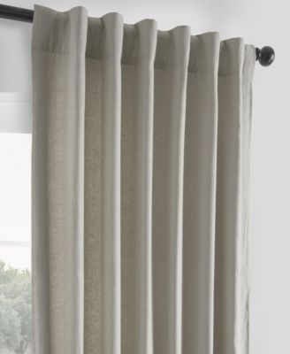 Fresh Khaki French Linen Room Darkening Curtain