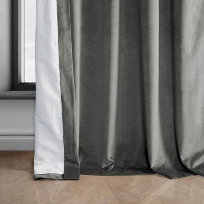 Heritage Plush Velvet Room Darkening Curtain