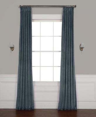 Heritage Plush Velvet Room Darkening Curtain