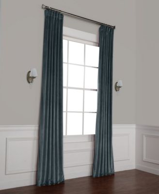 Heritage Plush Velvet Room Darkening Curtain