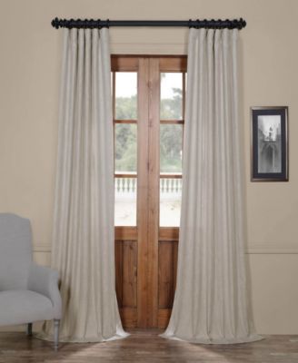 Heavy Faux Linen Curtain