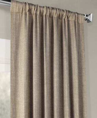 Exclusive Fabrics & Furnishings Blackout 50" X 108" Curtain Panel - Macy's