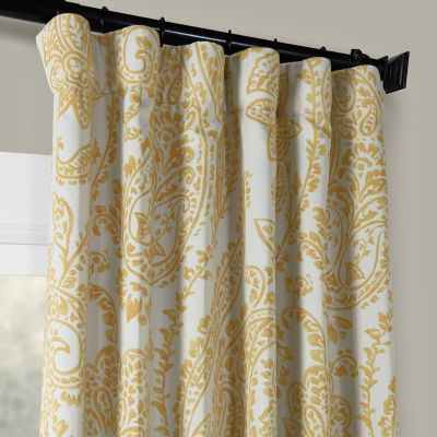 Tea Time Floral Room Darkening Curtain