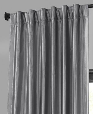 Faux Silk Taffeta Blackout Curtain