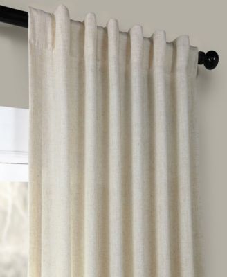 Heavy Faux Linen Curtain