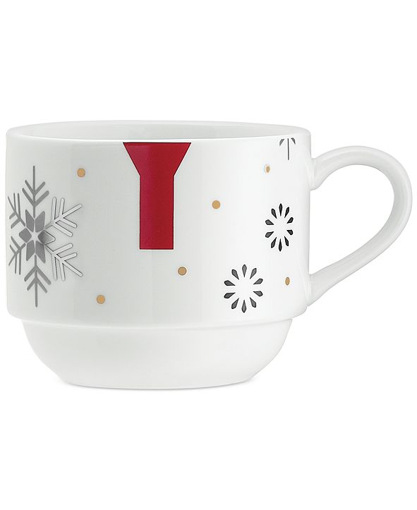 The Cellar Holiday Sayings Joy Stackable Mugs, Set of 4, Created for