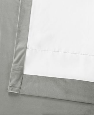 Silver Grey Signature Velvet Blackout Curtain