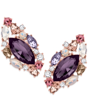 image of Zaxie Past Midnight Cluster Stone Stud Earrings