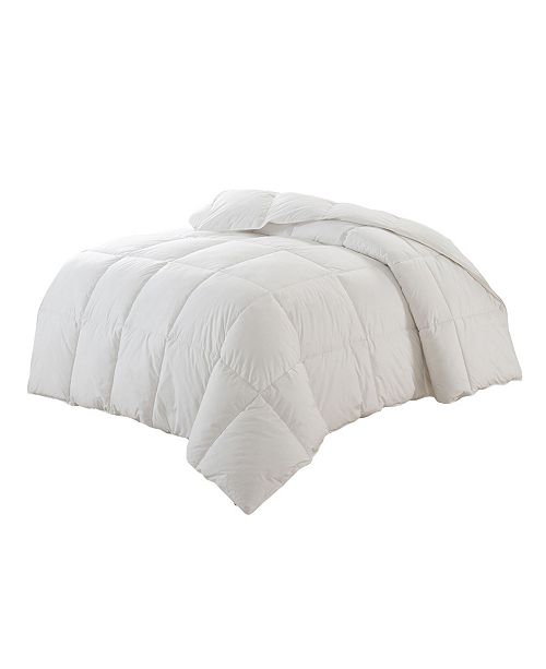 Ac Pacific Luxury Goose Down Medium Warmth Comforter, Queen & Reviews Quilts & Bedspreads