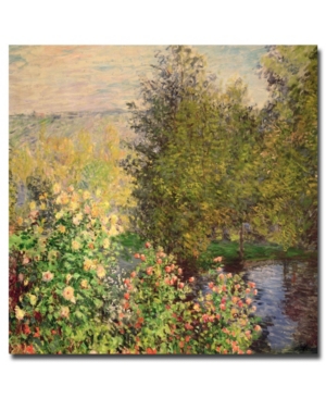 Trademark Global Claude Monet 'corner Of The Garden At Montgeron, 1876' Art In Multi
