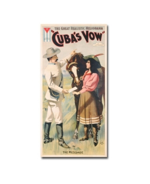 Trademark Global Cuban Vow 1897' Canvas Art In Multi