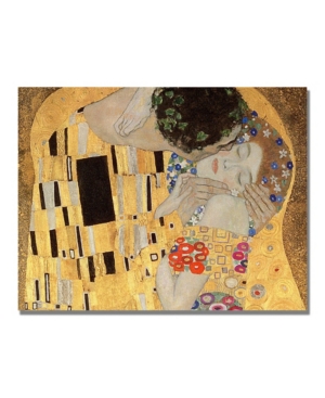 Trademark Global Gustav Klimt 'the Kiss' Canvas Art In Multi