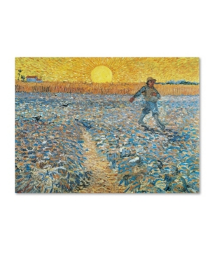 Trademark Global Vincent Van Gogh 'sower 1888' Canvas Art In Multi