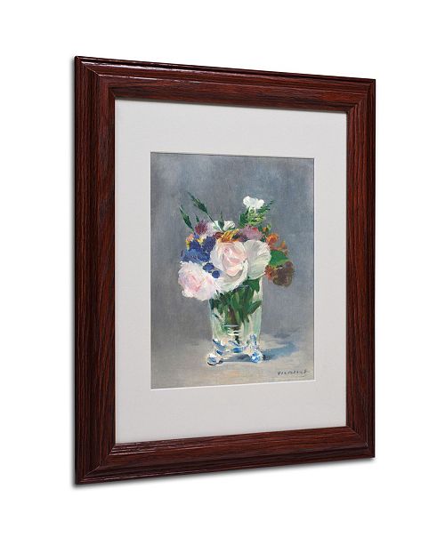 Trademark Global Edouard Manet Flowers In A Crystal Vase Matted