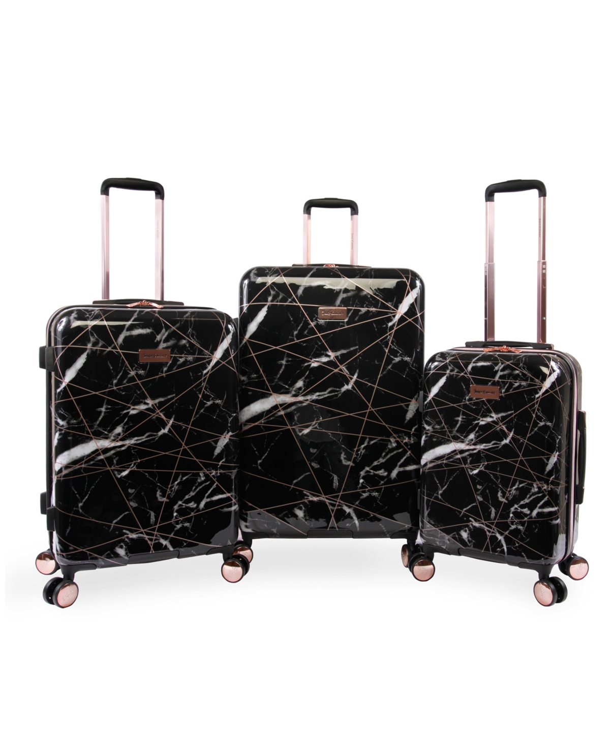 Vivian 3-Piece Hardside Spinner Luggage Set - Black