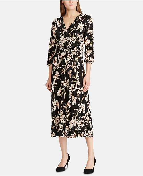 Lauren Ralph Lauren Floral Jersey Midi Dress Reviews Dresses