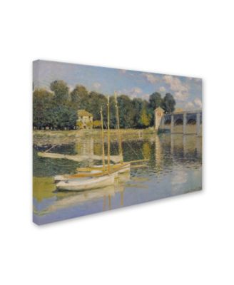 Trademark Global Claude Monet The Bridge At Argenteuil Canvas Art   13480274 Fpx.tif