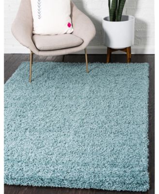 Solid Shag SS1 Area Rug Collection