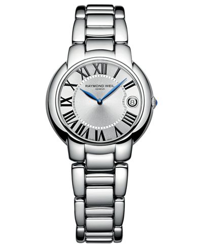 RAYMOND WEIL Watch, Women's Swiss Jasmine Stainless Steel Bracelet 35mm 5235-ST-00659