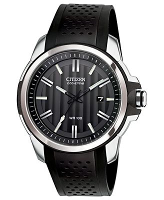 citizen rubber strap watch