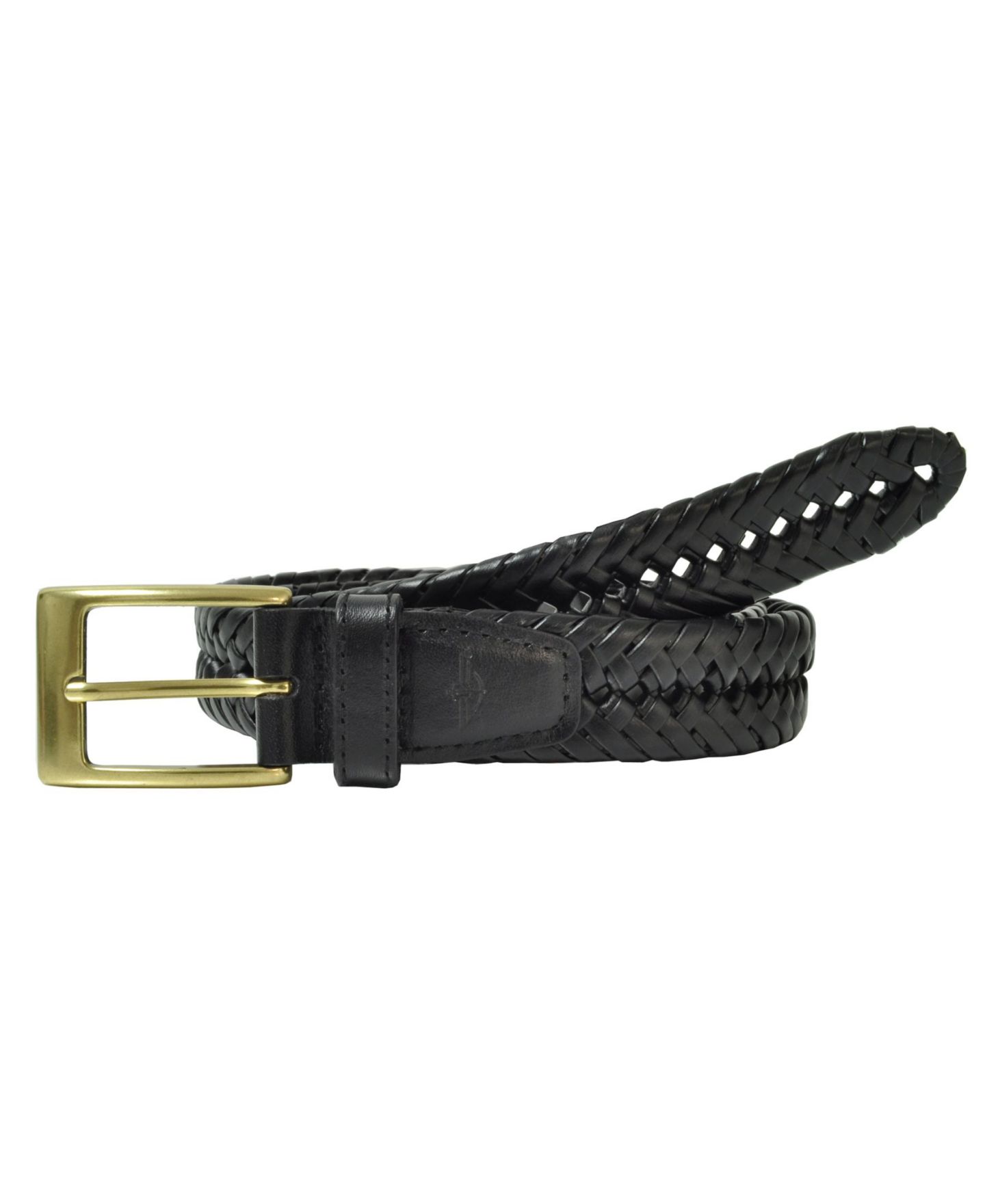 Мужской ремень Dockers Braided Belt, цвет: Чёрный — фото 1