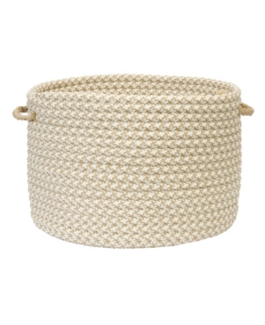 Outdoor Houndstooth Tweed Braided Basket