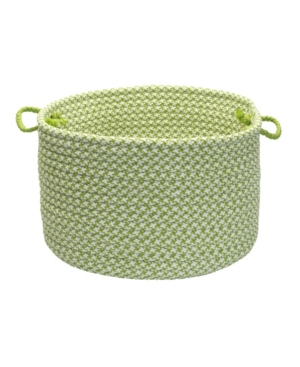 Outdoor Houndstooth Tweed Braided Basket