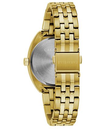 Caravelle Women's Gold-Tone Stainless Steel Bracelet Watch 32mm - Macy's