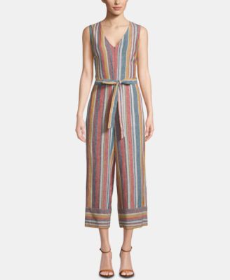 eci striped jumpsuit