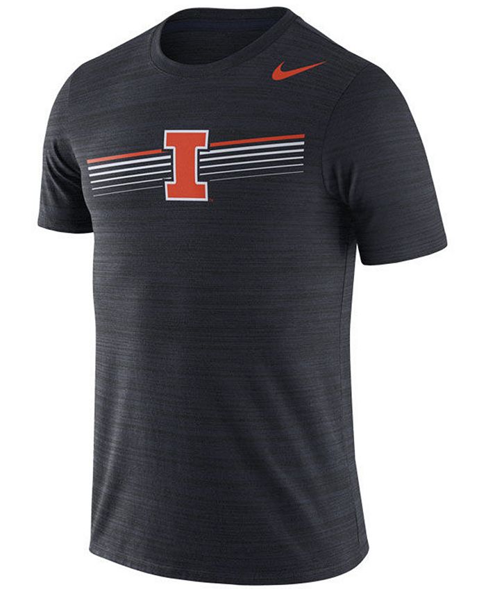 Nike Men's Illinois Fighting Illini Legend Velocity T-Shirt - Macy's