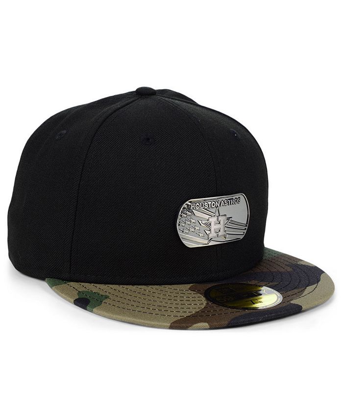 New Era Houston Astros Dog Tag 59FIFTY-FITTED Cap - Macy's
