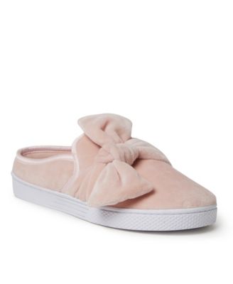 Dearfoams Women's Microfiber Velour Clog Slippers, Online Only