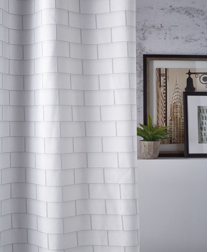 DKNY Subway Tile Shower Curtain Macy's