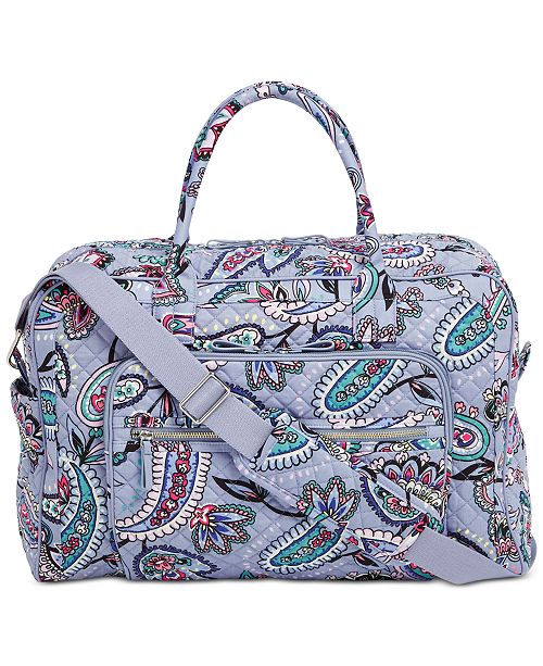 Vera Bradley Iconic Weekender Travel Bag Reviews Handbags Accessories Macy S