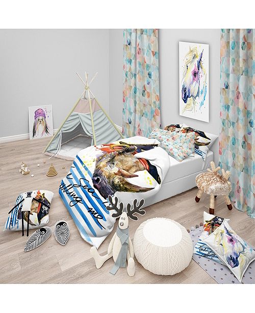 Design Art Designart Pirate Animal In Hat The Sea Is Calling Me